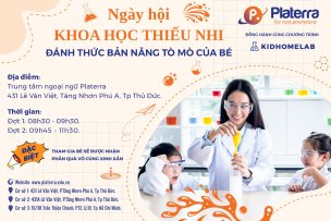 NGÀY HỘI KHOA HỌC VÀ QUỐC TẾ THIẾU NHI 1/6 - ĐÁNH THỨC BẢN NĂNG TÒ MÒ CỦA BÉ