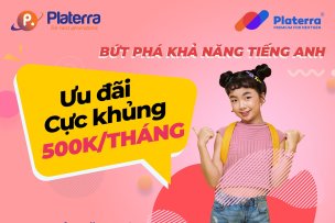 BỨT PHÁ kỹ năng Tiếng Anh Cho Các bé với HỌC PHÍ ƯU ĐÃI CỰC KHỦNG CHỈ 500K/ THÁNG