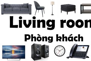 Từ vựng tiếng Anh về đồ dùng trong phòng khách