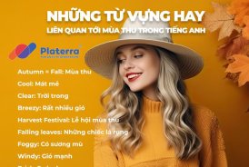 NHỮNG TỪ VỰNG HAY LIÊN QUAN TỚI MÙA THU